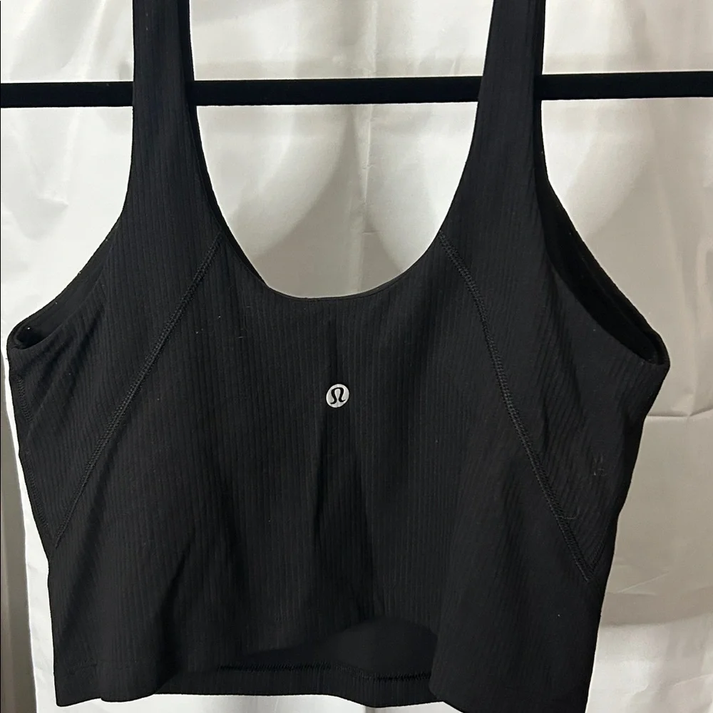 Lululemon tank ribbed EUC size 10